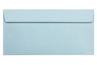 Enveloppes DIN long adhésives, bleu clair