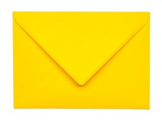 Enveloppes DIN C5, jaune-orange