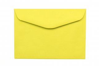 Enveloppes DIN C6, recyclées jaunes