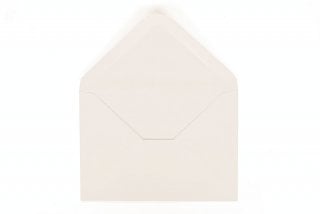 Enveloppes DIN C6, blanc crème avec doublure intérieure