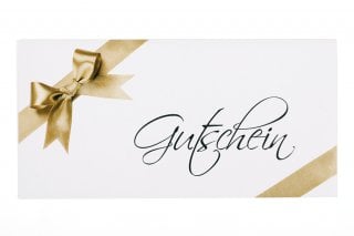 Enveloppes DIN long, blanc avec impression, bon d'achat