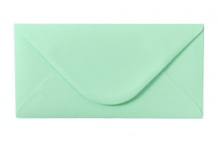 Enveloppes DIN long, Vert pastel