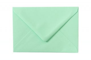 Enveloppes DIN C6, vert pastel