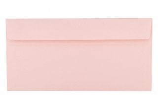 Enveloppes DIN long adhésives, rose pâle
