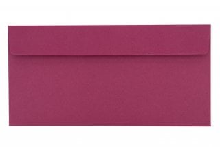 Enveloppes DIN long adhésives, framboise