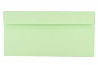 Enveloppes DIN long adhésives, vert clair