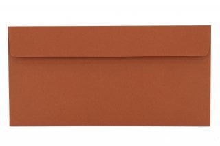 Enveloppes DIN long adhésives, Terracota