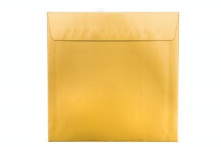 Enveloppes Carré 160x160 mm, Or