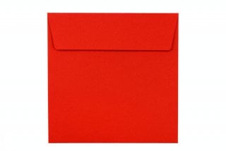 Enveloppes Carré 160x160 mm, Rouge