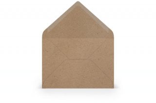Enveloppes DIN B6, papier kraft