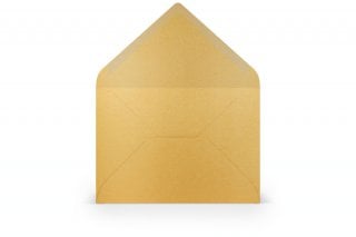 Enveloppes DIN B6, Or