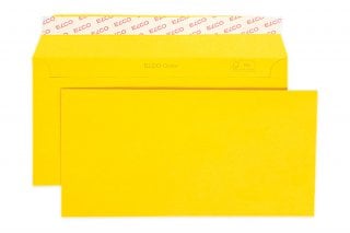 Enveloppes Elco DIN Lang+ autocollantes, jaune or