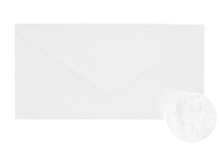 Enveloppes DIN long, Blanc, structure martelée