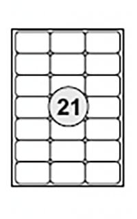 Étiquettes 63,5 x 38,1 mm